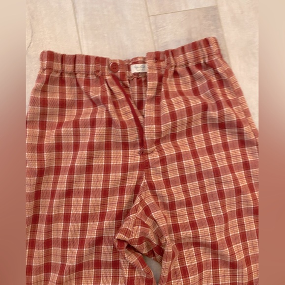 Brandy Melville plaid red pants from 2018 - Picture 1 of 2